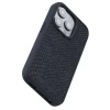Чехол Elements Njord Salmon Leather Case для iPhone 15 Pro Black with MagSafe (NA53SL00)