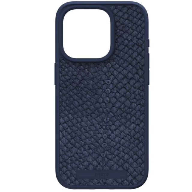 Чохол Elements Njord Salmon Leather Case для iPhone 15 Pro Petrol Blue with MagSafe (NA53SL01)