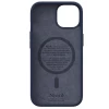 Чехол Elements Njord Salmon Leather Case для iPhone 15 Petrol Blue with MagSafe (NA51SL01)