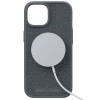 Чохол Elements Njord Fabric Case для iPhone 15 Dark Grey with MagSafe (NA51FA09)