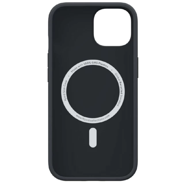 Чехол Elements Njord Slim Case для iPhone 15 Black with MagSafe (NA51GR09)