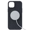 Чохол Elements Njord Salmon Leather Case для iPhone 15 Plus Black with MagSafe (NA52SL00)