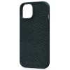 Чохол Elements Njord Salmon Leather Case для iPhone 15 Plus Dark Green with MagSafe (NA52SL02)