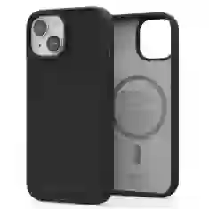 Чохол Elements Njord Suede Case для iPhone 15 Plus Black with MagSafe (NA52SU00)