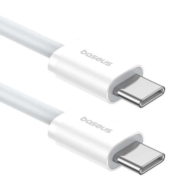 Кабель Baseus Superior Series ll USB-C to USB-C 30W 480Mb/s 2m White (P10365200211-01)