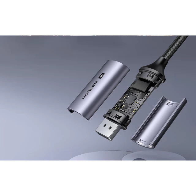 Кабель Ugreen US355 USB-C to DisplayPort 8K 2m Black (25158)