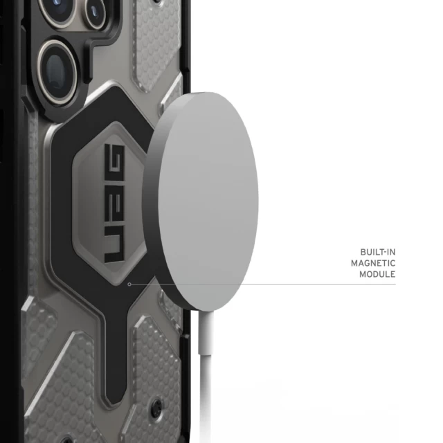 Чохол UAG Pathfinder Clear Pro для Samsung Galaxy S24 Ultra (S928) Ice with MagSafe (214427114343)