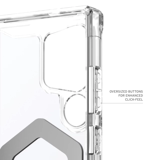 Чохол UAG Plyo Pro для Samsung Galaxy S24 Ultra (S928) Ice/Silver with MagSafe (214431114333)