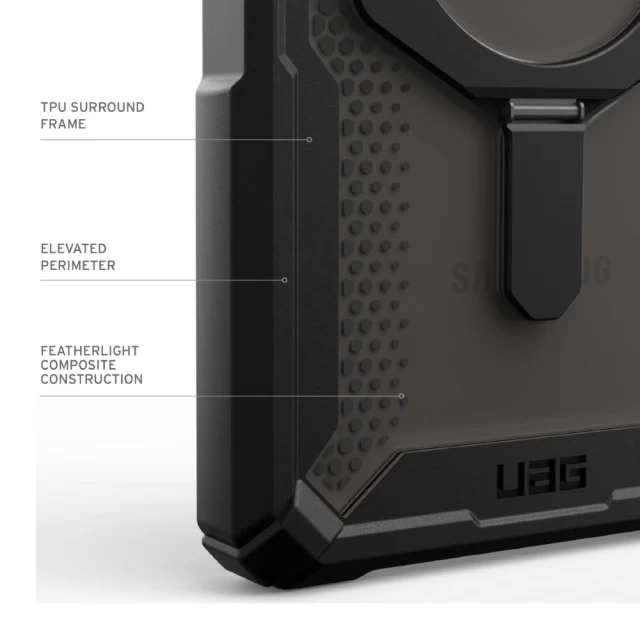 Чехол UAG Plasma XTE для Samsung Galaxy S24 Ultra (S928) Black/Orange (214447114097)
