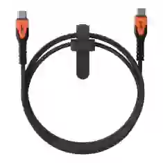 Кабель UAG Rugged Kevlar USB-C to USB-C 1.5m 60W Black/Orange (9B4413114097)