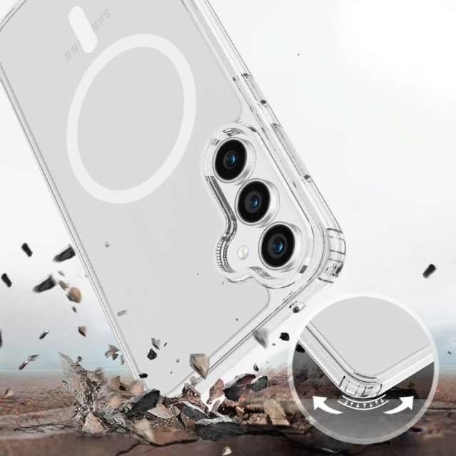 Чехол Upex Armor Case для Samsung Galaxy S22 (S901) Clear with MagSafe (UP195065)