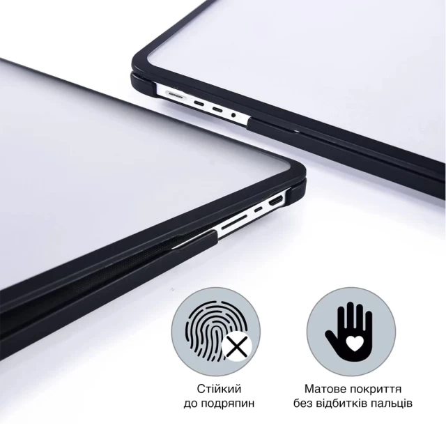 Чохол Upex Edge для MacBook Air M2 13.6 (2022) Black/Black (UP2366)