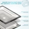 Чохол Upex Cyber Hexagon для MacBook Pro 16 M1/M2 2021 | 2022 | 2023 Crystal/Grey (UP2394)