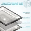 Чехол Upex Cyber Hexagon для MacBook Air M2 15.3 (2023) Crystal/Grey (UP2388)
