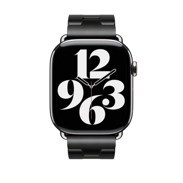 Ремінець Upex H-link Band для Apple Watch 49 | 45 | 44 | 42 mm Black (UP193001)