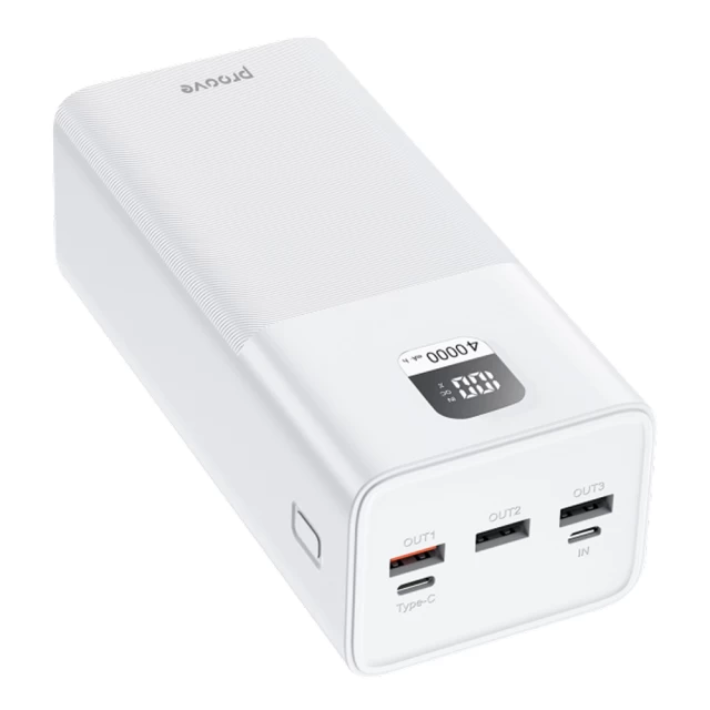 Портативний зарядний пристрій Proove Giant 40000 mAh 100W White (PBGI99320002)