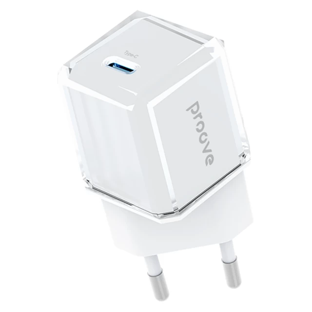 Мережевий зарядний пристрій Proove Pure GaN QC/PD 30W USB-C White (WCPU30012202)