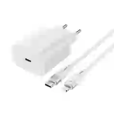 Мережевий зарядний пристрій Proove Rapid FC 20W USB-C with USB-C to Lightning Cable White (WCRP20012102)