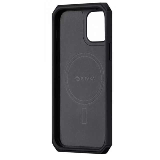 Чехол Pitaka MagEZ Case Pro 2 Twill Black/Grey для iPhone 12 with MagSafe (KI1201MP)