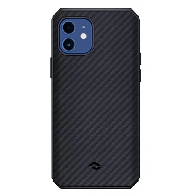 Чехол Pitaka MagEZ Case Pro 2 Twill Black/Grey для iPhone 12 with MagSafe (KI1201MP)