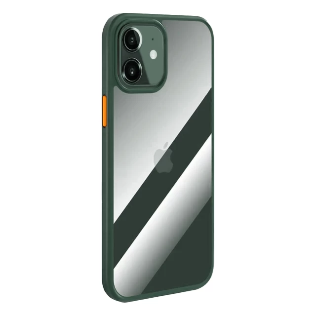 Чехол ROCK Guard Pro Protection Case для iPhone 12 | 12 Pro Dark Green Orange (RPC1584GO)