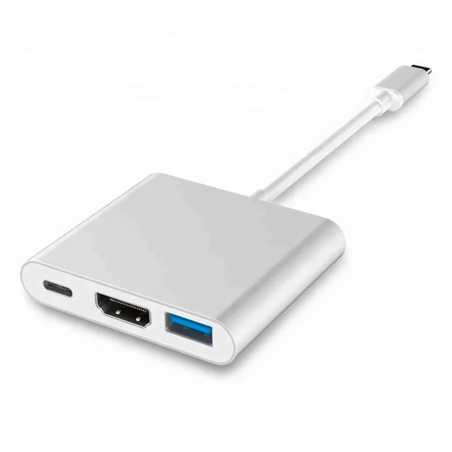 USB-хаб Upex USB Type-C - HDMI/Type-C/USB3.0 (UP10110)
