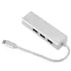 USB-хаб Upex USB Type-C - USB3.0x3/RJ45 (UP10115)