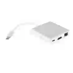 USB-хаб Upex USB Type-C - Type-C/HDMI/RJ45/USB3.0 (UP10126)