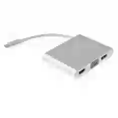 USB-хаб Upex USB Type-C - HDMI/VGA/USB2.0x2/RJ45/Type-C (UP10131)