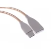 Кабель UPcable USB Type-C - USB Spring Series золотой 1 м