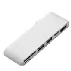 USB-хаб Upex USB Type-C - HDMI/USB 3.0x2/USB Type-C/SD+TF Card Reader Silver (UP10186)