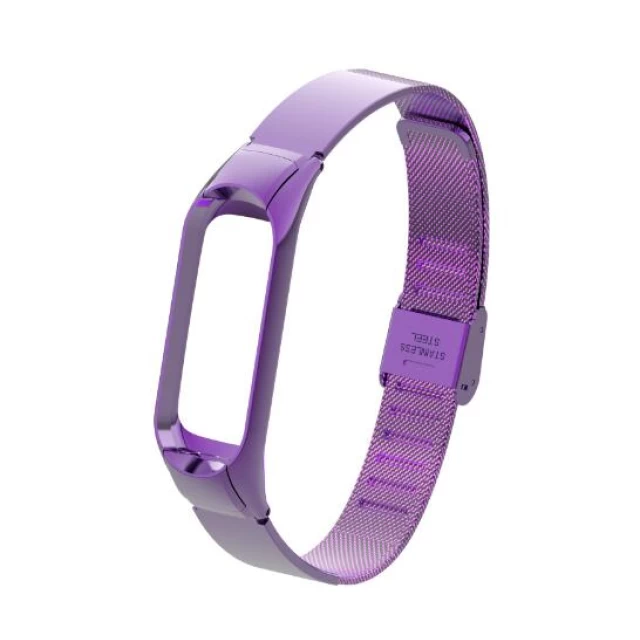 Ремінець ARM Flat Milanese Band 4303 для Xiaomi Mi Band 4/3 Purple (ARM55931)