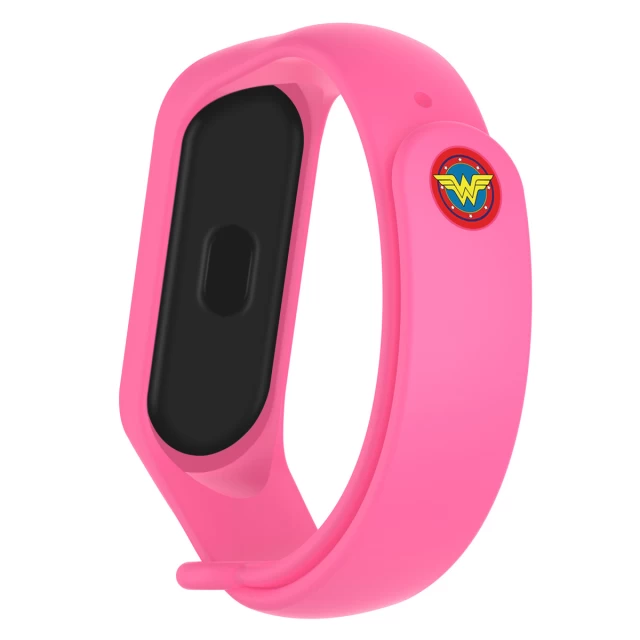 Ремінець ARM Superhero Edition для Xiaomi Mi Band 6/5 Wonder Woman Pink (ARM57070)