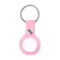 Чехол-брелок ARM для AirTag Silicone Ring with Button Pink (ARM59150)
