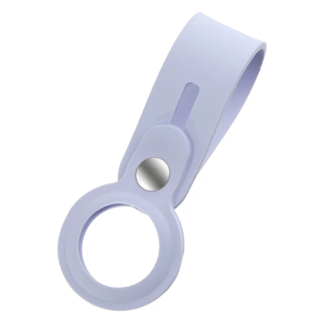 Чохол-брелок ARM для AirTag Silicone Loop with Button Purple (ARM59156)