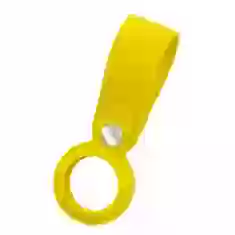 Чохол-брелок ARM для AirTag Silicone Loop with Button Yellow (ARM58926)