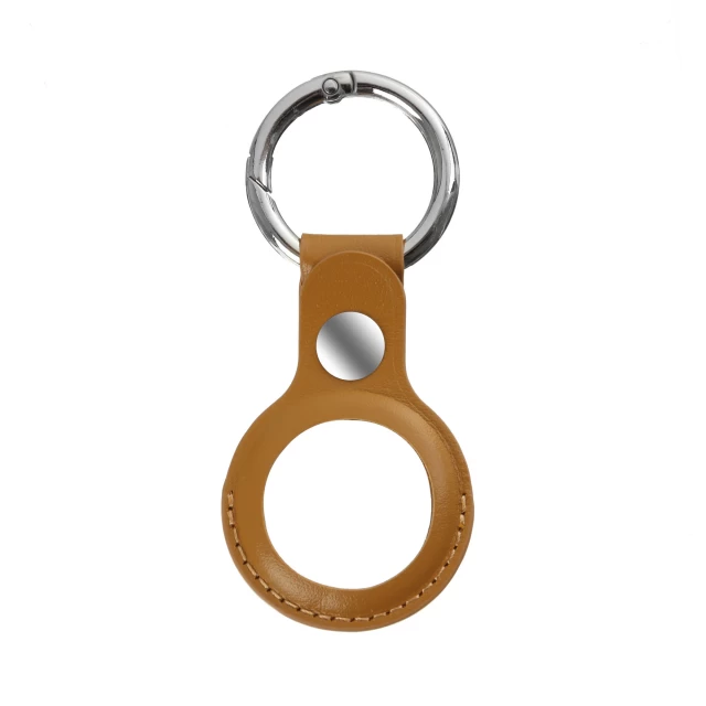 Чохол-брелок ARM для AirTag Leather Ring Camel (ARM59114)