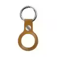 Чехол-брелок ARM для AirTag Leather Ring Camel (ARM59114)