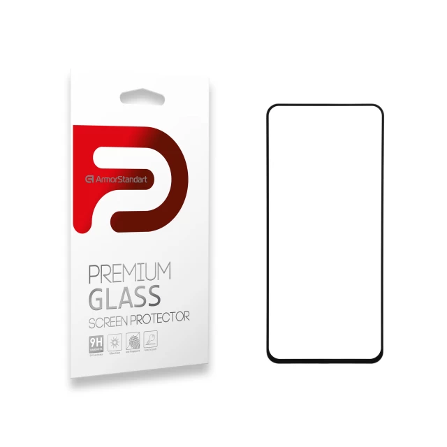 Защитное стекло ARM Full Glue для Xiaomi Redmi Note 9 Black (ARM56266-GFG-BK)