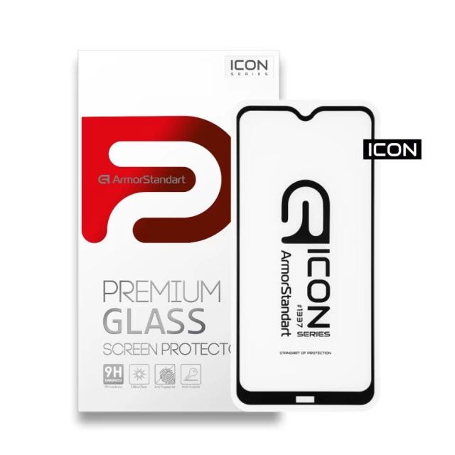 Захисне скло ARM Icon для Xiaomi Redmi 8A Black (ARM55476-GIC-BK)