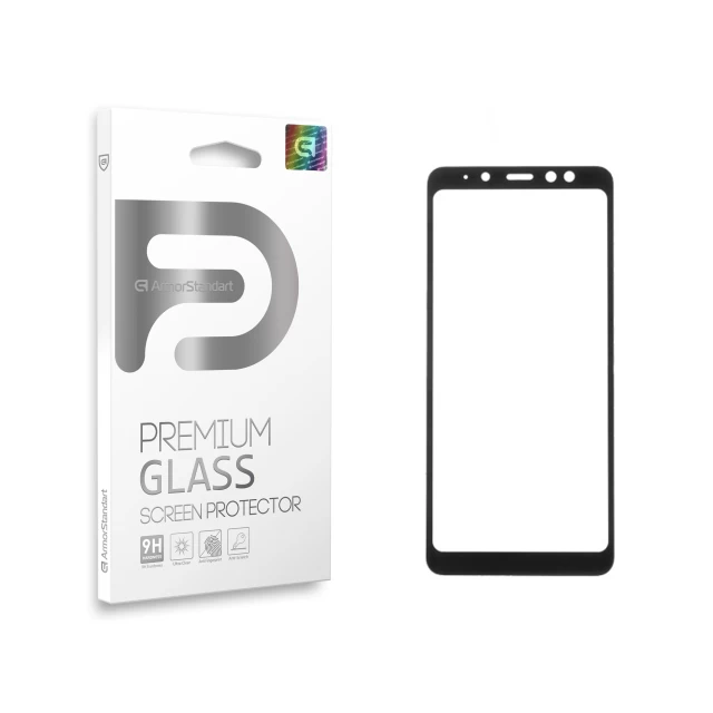 Защитное стекло ARM 3D для Samsung Galaxy A8 Plus (A730) Black (ARM50896-G3D-BK)