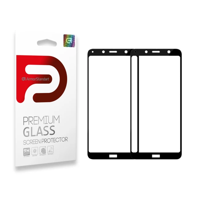Набор защитных стекол ARM Full Glue для Xiaomi Redmi 7A Black (2 Pack) (ARM56458-GFG-BK)