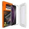 Защитное стекло Spigen для iPhone XS Max EZ Fit (2 Pack) (065GL25171)