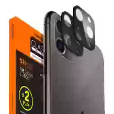 Защитное стекло на камеру Spigen для iPhone 11 Pro Max/11 Pro Full Cover Camera Lens Black (2 Pack) (AGL00500)
