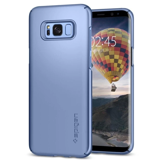 Чехол Spigen для Samsung S8 Plus Thin Fit Blue Coral (571CS21677)