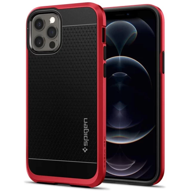 Чехол Spigen для iPhone 12 | 12 Pro Neo Hybrid Red (ACS02255)