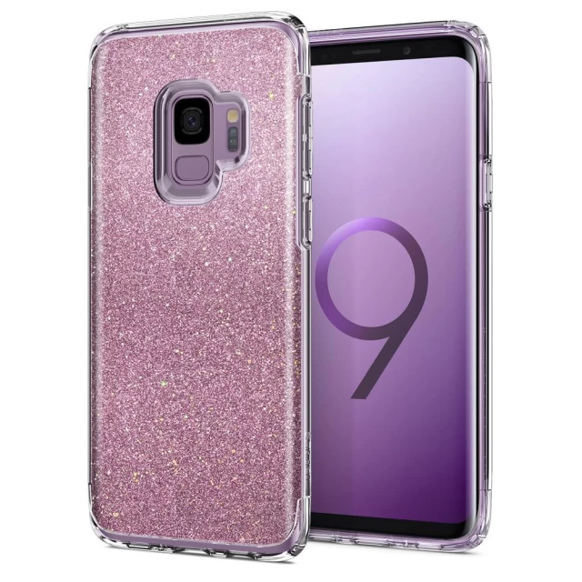 Чехол Spigen для Samsung S9 Slim Armor Crystal Glitter Rose Quartz (592CS22886)