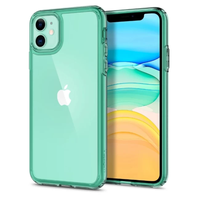 Чехол Spigen для iPhone 11 Ultra Hybrid Green Crystal (ACS00406)