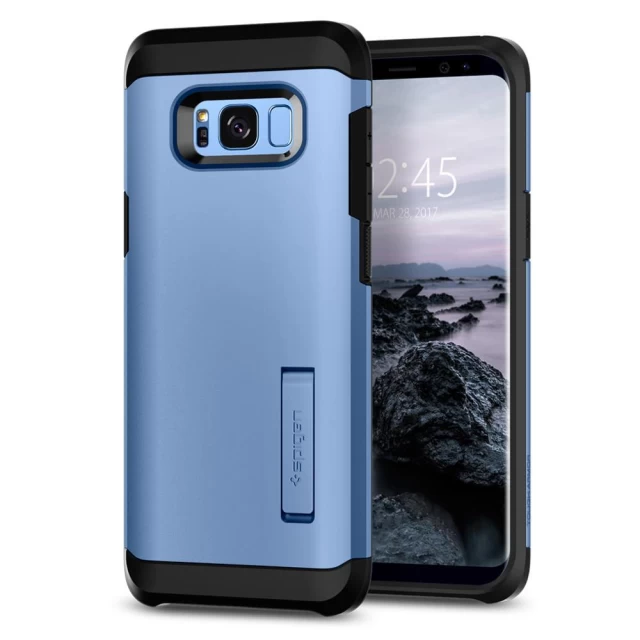 Чохол Spigen для Samsung S8 Tough Armor Blue Coral (565CS21644)