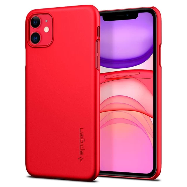 Чехол Spigen для iPhone 11 Thin Fit Red (ACS00403)